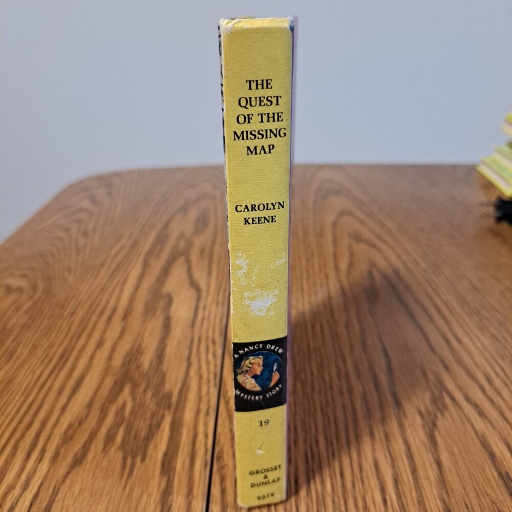 Nancy Drew The Quest Of The Missing Map Hard Cover Book #19 1942 - Picture 6 of 8
